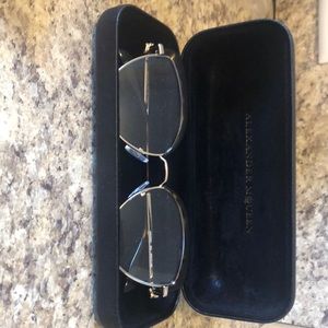 Alexander McQueen Hard case, authenticity card as well as cloth cover.  Cat 👁️.